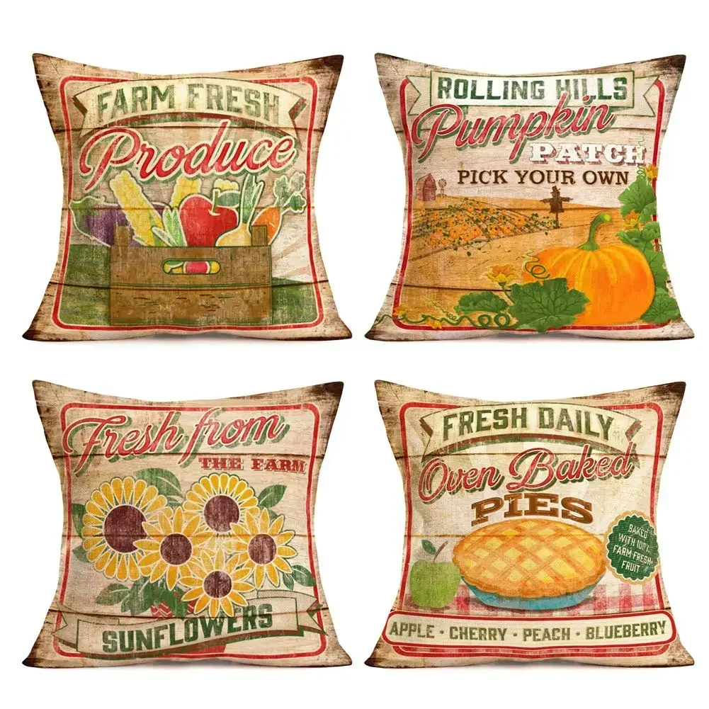Autumn decoration sunflower pumpkin linen pillowcase sofa cushion cover home decoration can be customized for you 40x40 50x50
Autumn decoration sunflower pumpkin linen pillowcase sofa cushion cover home decoration can be customized for you 40x40 50x50