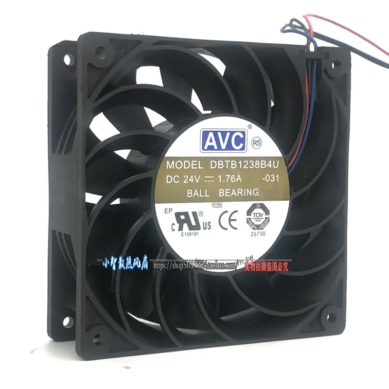 ORIGINAL DBTB1238B4U 24V 1.76A 12038 120*120*38mm NEW COOLING FAN RADIATOR
ORIGINAL DBTB1238B4U 24V 1.76A 12038 120*120*38mm NEW COOLING FAN RADIATOR