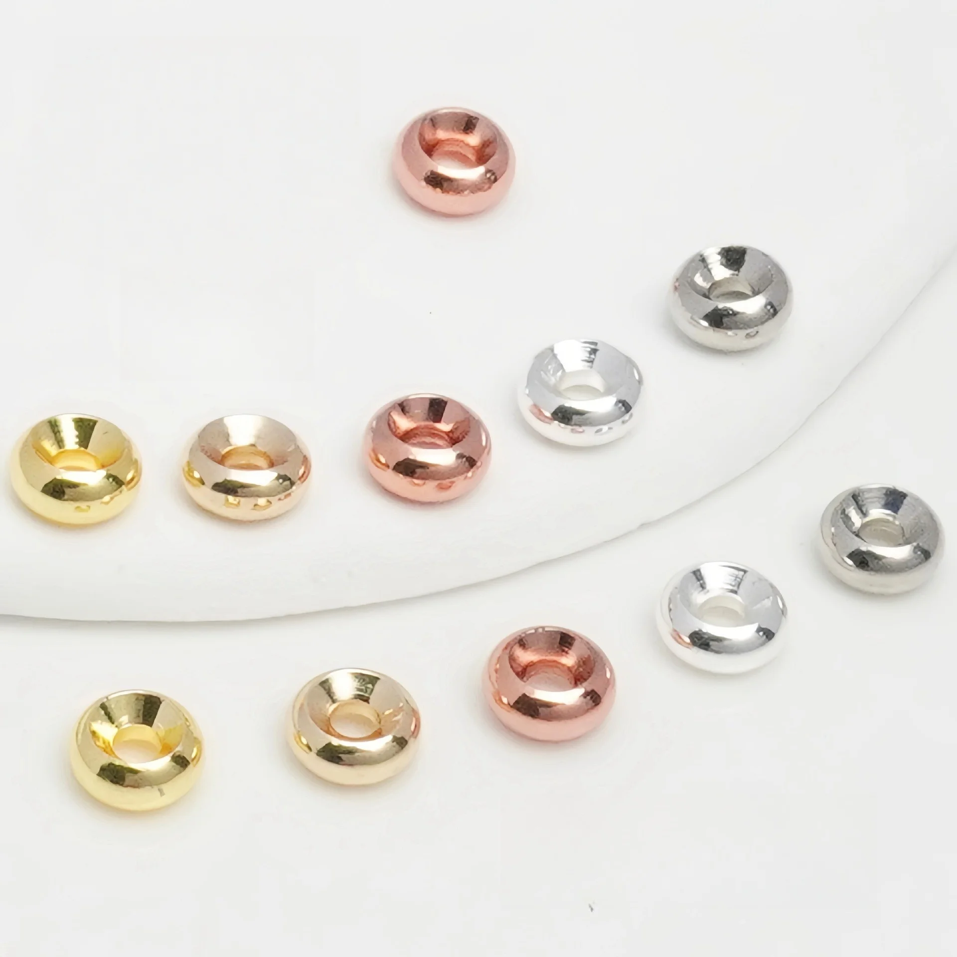 50pcs Wheel Type Jewelry Making Spacer Beads Concave Spacer Diy Handmade Jewelry Bracelet Necklace Material Accessorie Wholesale
50pcs Wheel Type Jewelry Making Spacer Beads Concave Spacer Diy Handmade Jewelry Bracelet Necklace Material Accessorie Wholesale