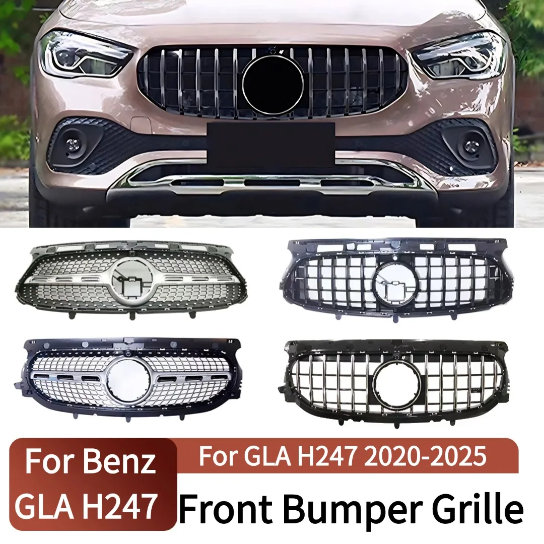 For Mercedes Benz GLA X156 H247 2020-2025 GT Diamond Style Inlet Mesh Styling Front Bumper Mask Grille Grill Tuning Accessories
For Mercedes Benz GLA X156 H247 2020-2025 GT Diamond Style Inlet Mesh Styling Front Bumper Mask Grille Grill Tuning Accessories