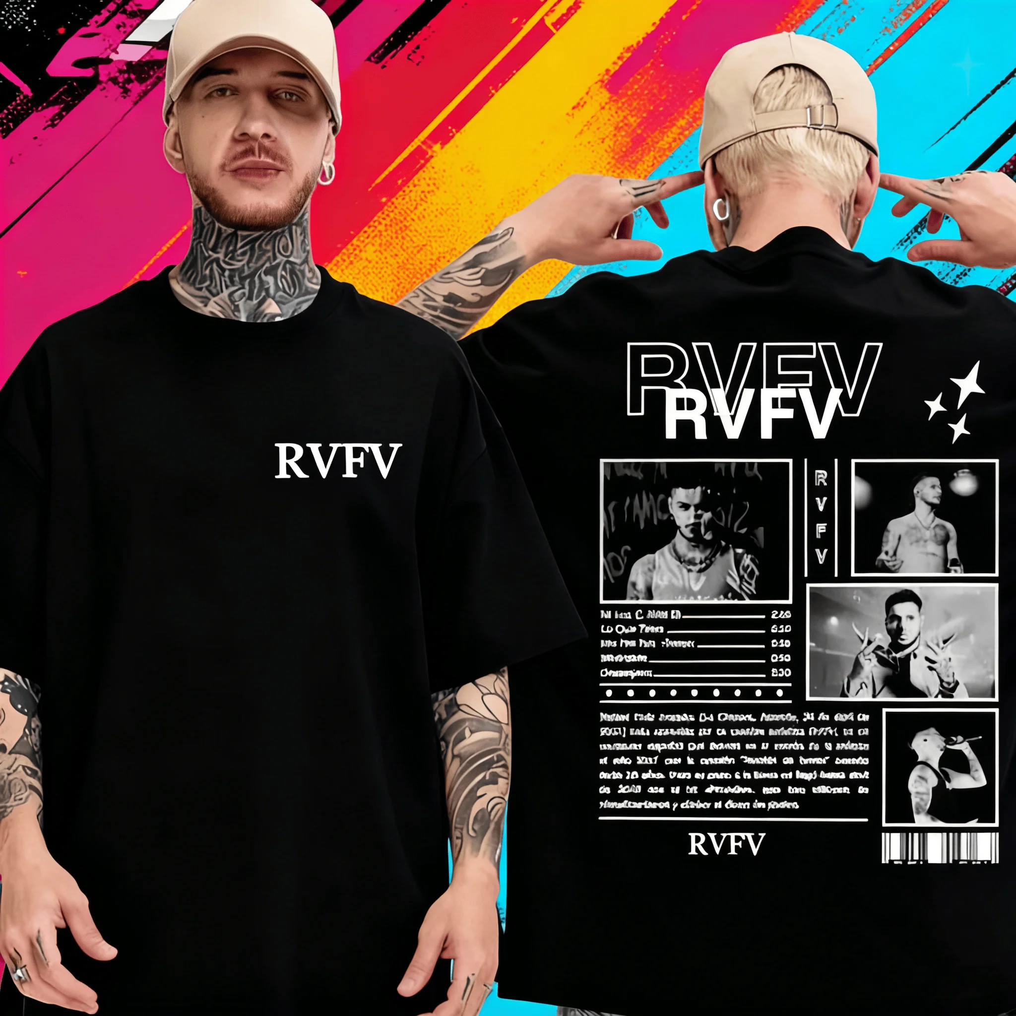 Summer 2025 Rap Singer RVFV Elti Burn Tour Mercht Men's Women's Casual Cotton Short Sleeve Fashion Retro Hip Hop T-shirt
Summer 2025 Rap Singer RVFV Elti Burn Tour Mercht Men's Women's Casual Cotton Short Sleeve Fashion Retro Hip Hop T-shirt