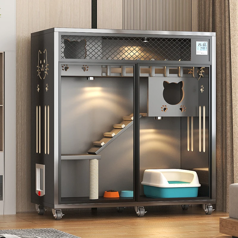 2024 New Hot Sale Luxury Cat Villa Pet Cat Showcase Cage Indoor Cattery Cat House
2024 New Hot Sale Luxury Cat Villa Pet Cat Showcase Cage Indoor Cattery Cat House