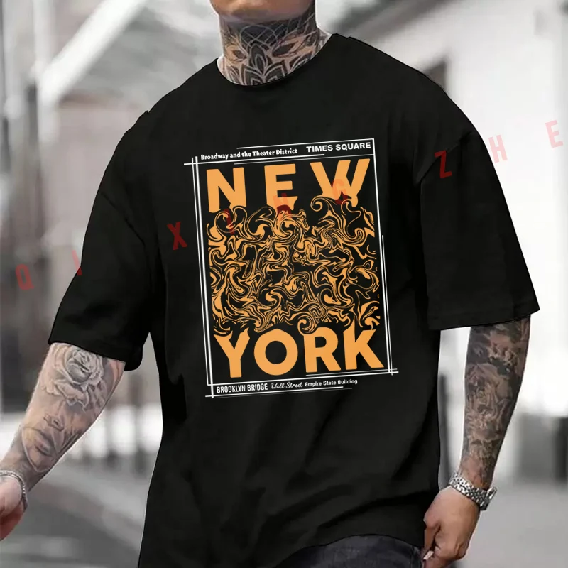 New York Graphic Design Motorcycle Printed T-Shirt Men's Fashion Short Sleeve Exquisite Design Essential Top Tees
New York Graphic Design Motorcycle Printed T-Shirt Men's Fashion Short Sleeve Exquisite Design Essential Top Tees