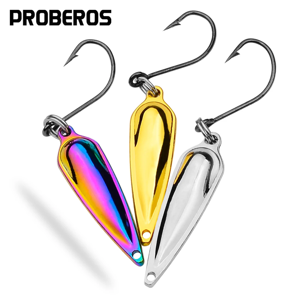 PROBEROS 5PC Fishing Metal Spoon Hook Lure Bait Fishing Sequin Lure Fishing Tackle Trout Lure Small Hard Bass Spinner Spoon Lure
PROBEROS 5PC Fishing Metal Spoon Hook Lure Bait Fishing Sequin Lure Fishing Tackle Trout Lure Small Hard Bass Spinner Spoon Lure