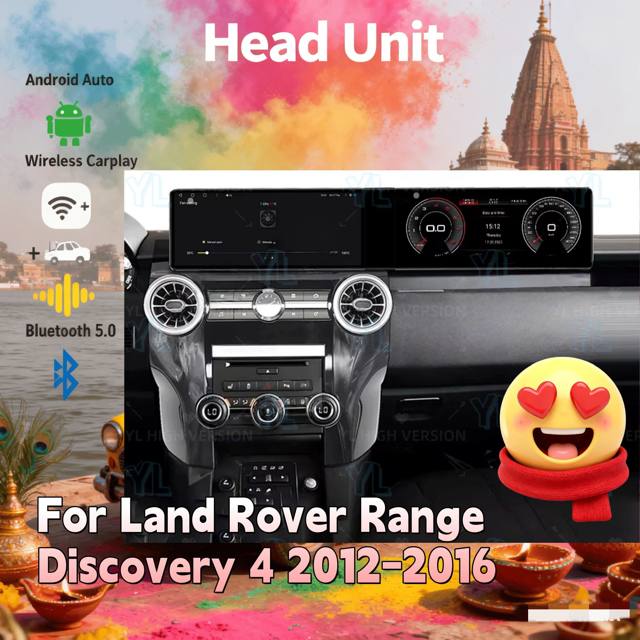 Двухэкранное автомобильное радио 12.3'' для Land Rover Discovery 4 2012-2016, Android 13, CarPlay, GPS-навигация, мультимедийный проигрыватель, головное устройство, BT5.0
Двухэкранное автомобильное радио 12.3'' для Land Rover Discovery 4 2012-2016, Android 13, CarPlay, GPS-навигация, мультимедийный проигрыватель, головное устройство, BT5.0