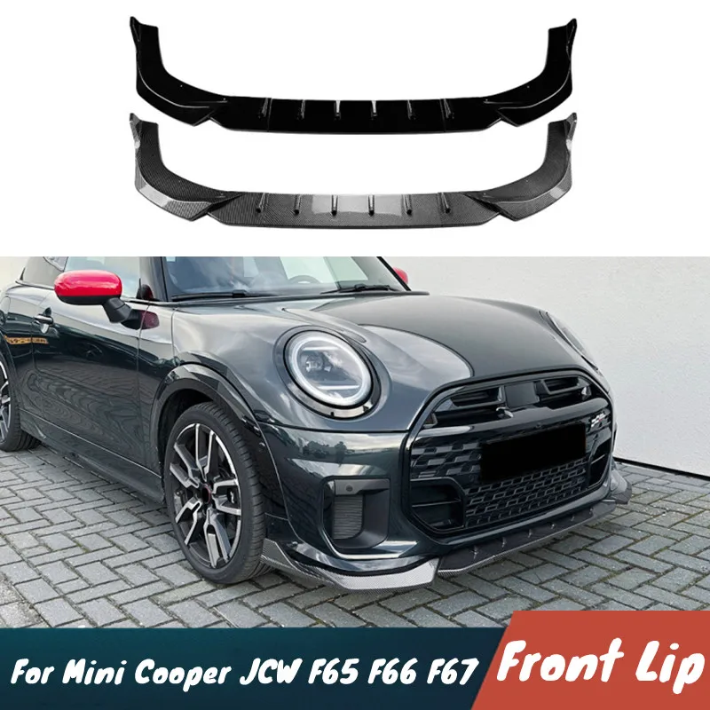 For BMW Mini Cooper JCW F65 F66 F67 2024+ Car Front Bumper Lip Chin Spoiler Splitter Black Carbon BodyKit Tuning Accessories
For BMW Mini Cooper JCW F65 F66 F67 2024+ Car Front Bumper Lip Chin Spoiler Splitter Black Carbon BodyKit Tuning Accessories