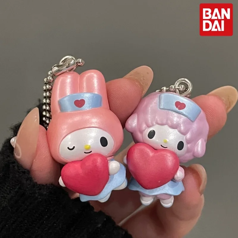 Bandai Sanrio Nurse Heart Gashapon Keychain - Hello Kitty Kuromi My Melody Cinnamoroll Cartoon Figure Bag Pendant Decor
Bandai Sanrio Nurse Heart Gashapon Keychain - Hello Kitty Kuromi My Melody Cinnamoroll Cartoon Figure Bag Pendant Decor