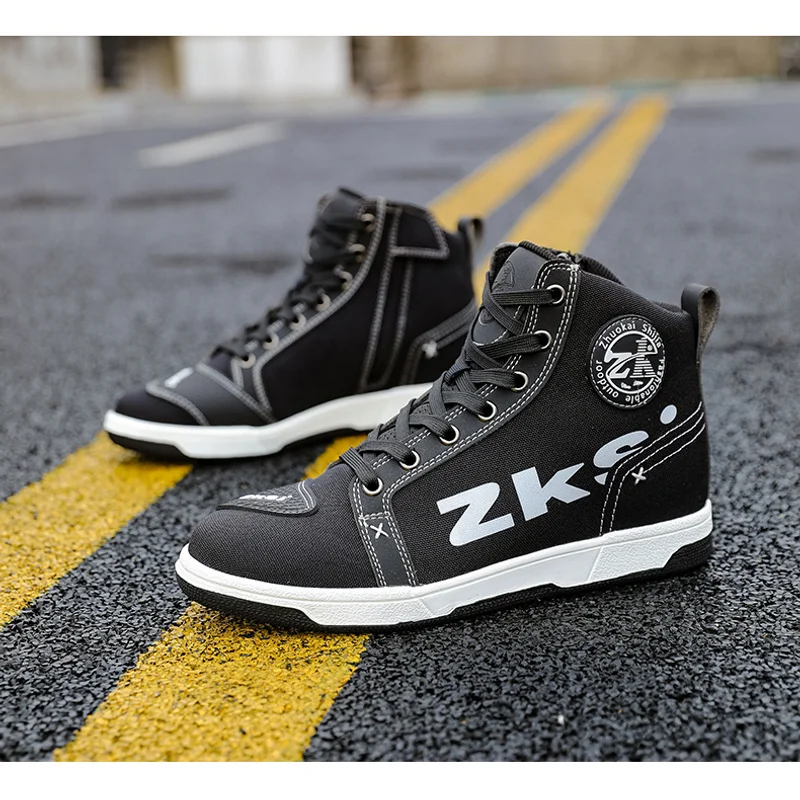 Motorcycle Riding Shoes Four Seasons Breathable Anti-slip Anti-fall Motorbike Boots Men Women Racing Shoes Wear-resistant Shockp
Motorcycle Riding Shoes Four Seasons Breathable Anti-slip Anti-fall Motorbike Boots Men Women Racing Shoes Wear-resistant Shockp