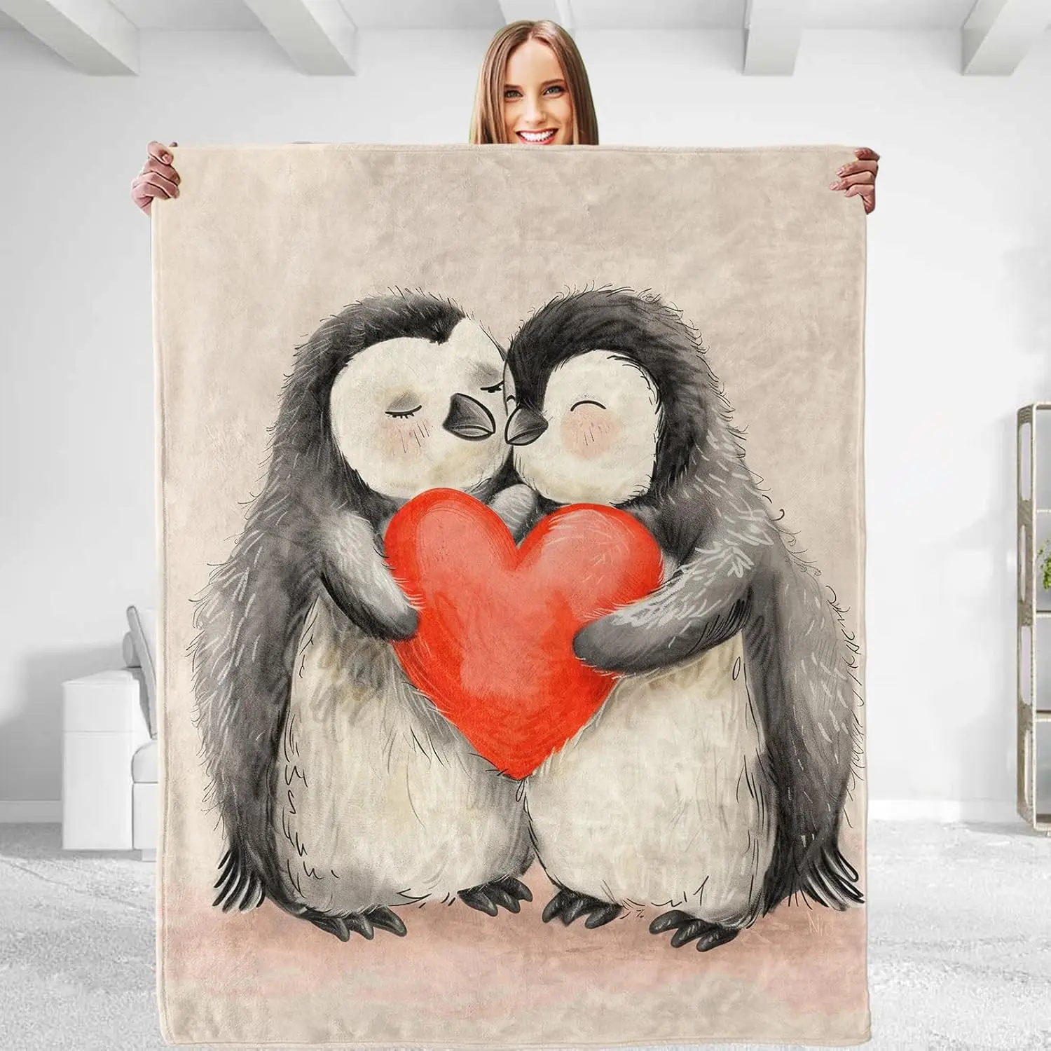 Cute Penguin Blanket-Plush, Soft and Comfortable Flannel Blanket Sofa, Bedroom, Travel Light Blanket 150X200CM 130X150CM
Cute Penguin Blanket-Plush, Soft and Comfortable Flannel Blanket Sofa, Bedroom, Travel Light Blanket 150X200CM 130X150CM
