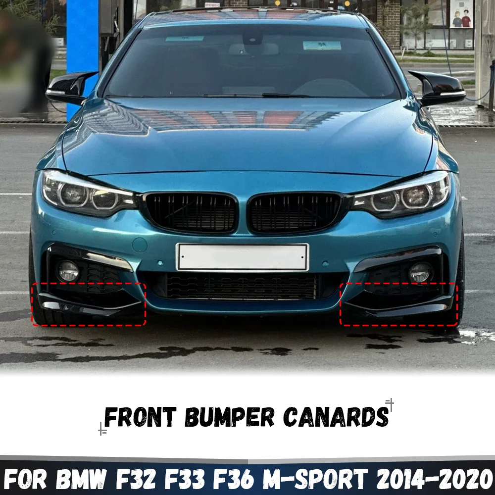 Front Bumper Lip Splitter Spoiler Diffuser Cover For BMW 4 Series F32 F33 F36 M-Sport 2014-2020 Fog Light Cover Canards
Front Bumper Lip Splitter Spoiler Diffuser Cover For BMW 4 Series F32 F33 F36 M-Sport 2014-2020 Fog Light Cover Canards