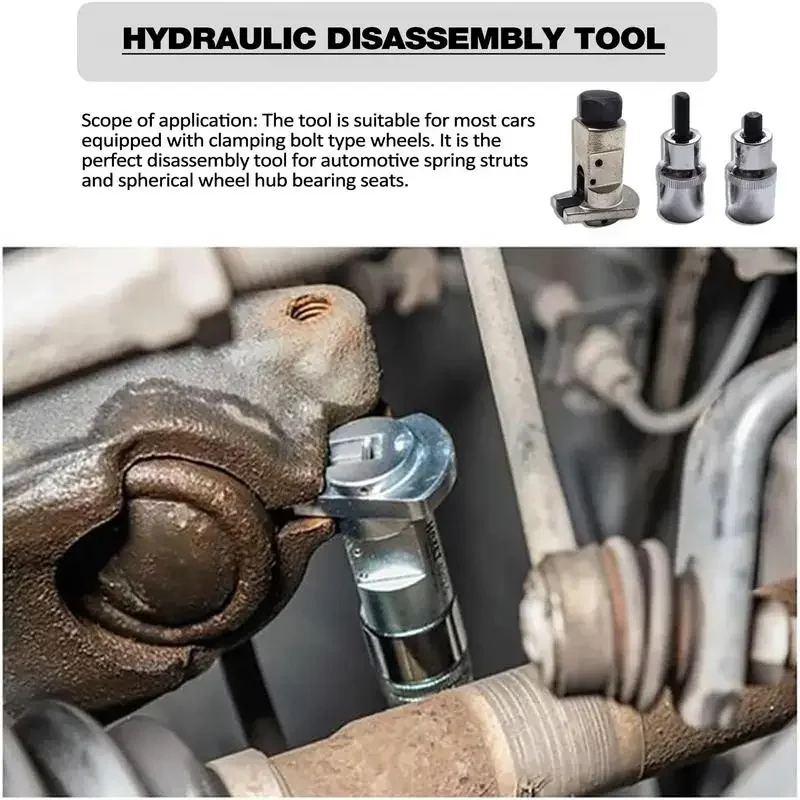 Hydraulic Shock Absorber Removal Tool Puller Spreader Sheephorn Separator Tool Cr-V Steel Disassembly Socket Car Tools
Hydraulic Shock Absorber Removal Tool Puller Spreader Sheephorn Separator Tool Cr-V Steel Disassembly Socket Car Tools