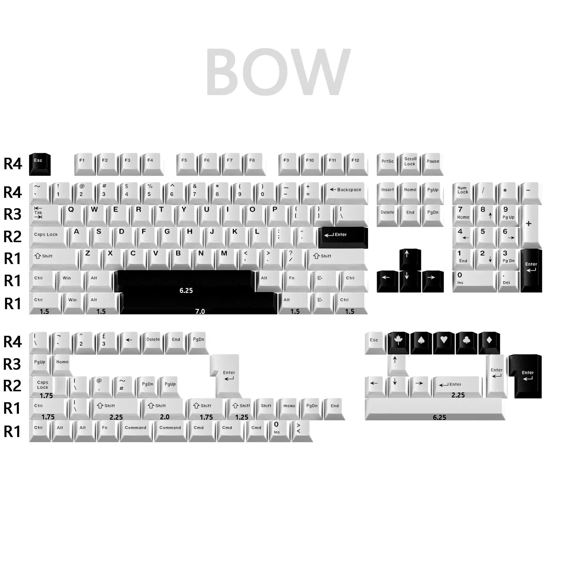 163 Keys GMK BOW Keycaps Cherry Profile Double Shot ABS Keyboard Keycaps for Cherry MX Switches Mechanical Gamer Keyboard
163 Keys GMK BOW Keycaps Cherry Profile Double Shot ABS Keyboard Keycaps for Cherry MX Switches Mechanical Gamer Keyboard