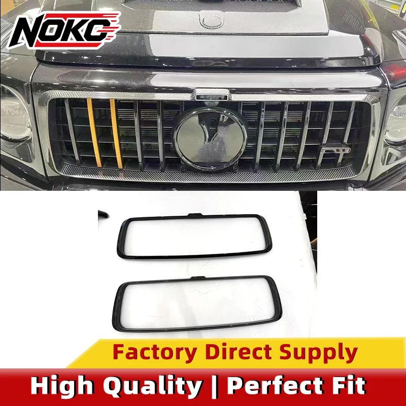 Dry Carbon Fiber B Style Front Grille Frame Surround Trim for Mercedes Benz G-Class W465 OEM 1:1 Direct Fit Carbon Front Grille
Dry Carbon Fiber B Style Front Grille Frame Surround Trim for Mercedes Benz G-Class W465 OEM 1:1 Direct Fit Carbon Front Grille