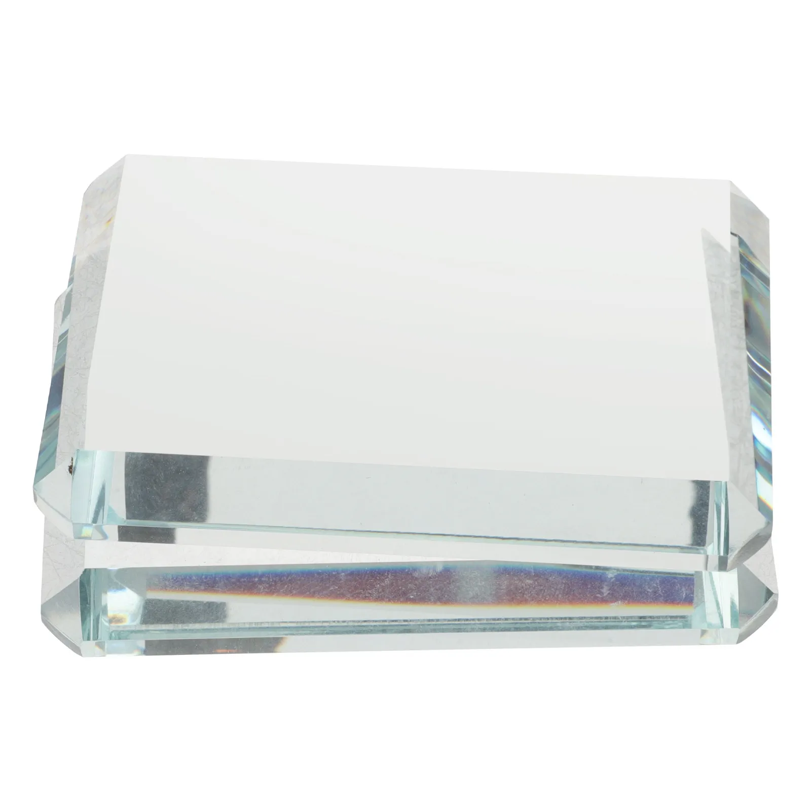 2Pcs Clear Glass Paperweight Decorative Transparent Block for Office Crafts Desktop Quilting Pattern Weights 4x2.8 Inch
2Pcs Clear Glass Paperweight Decorative Transparent Block for Office Crafts Desktop Quilting Pattern Weights 4x2.8 Inch