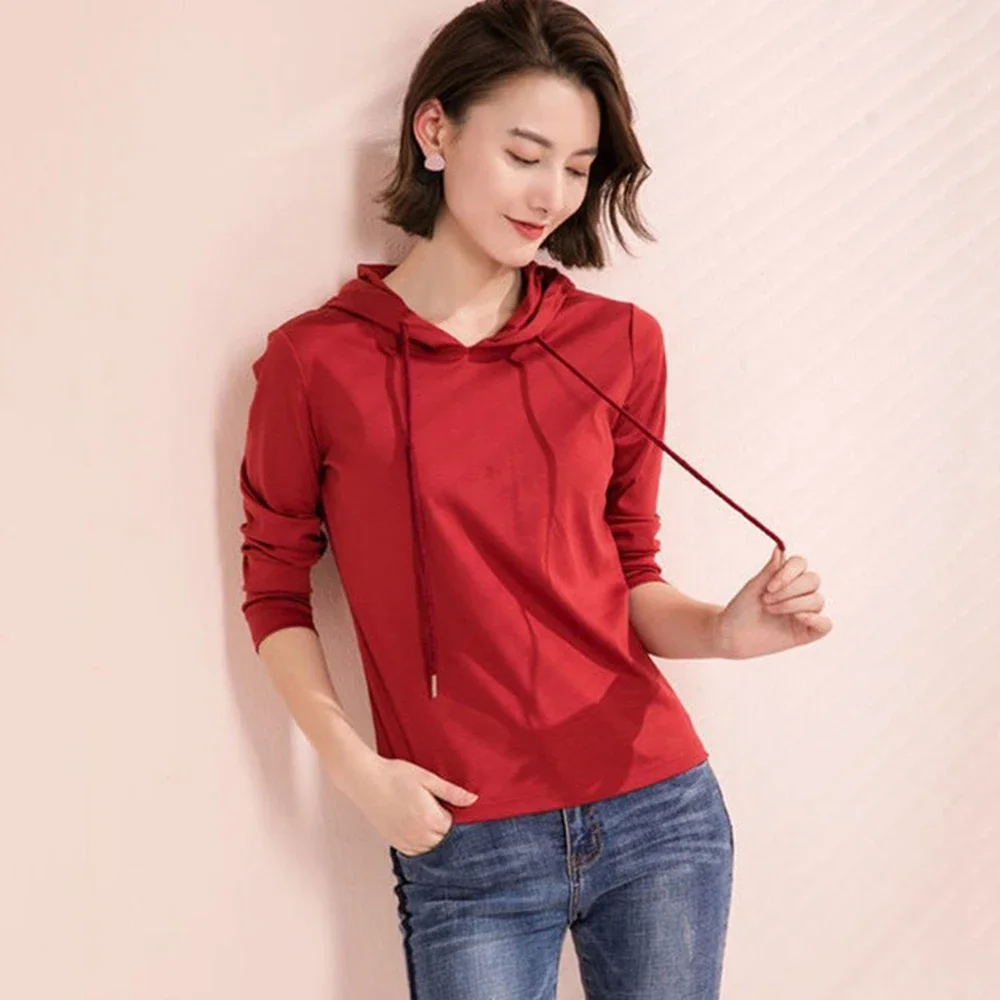 New Women Cotton Hoodies Spring Summer Fashion Hooded Long Sleeve Slim Thin Sweatshirt Casual Short Pullover Cotton T-shirt Z672
New Women Cotton Hoodies Spring Summer Fashion Hooded Long Sleeve Slim Thin Sweatshirt Casual Short Pullover Cotton T-shirt Z672