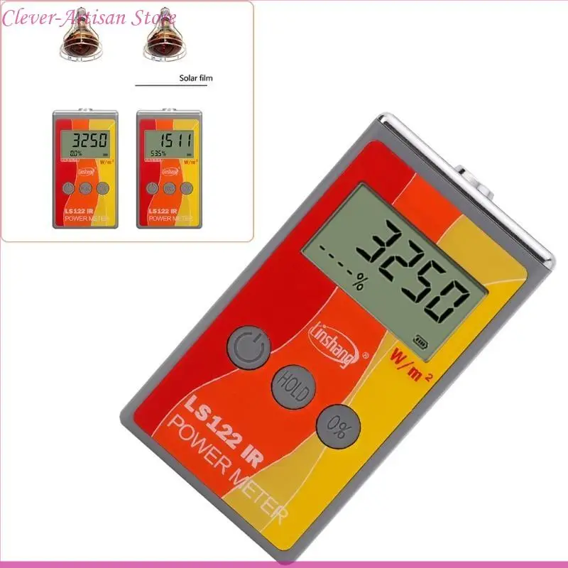 E06B Power Meter Solar Power Intensity Energy Tester Linshang LS122 Portable IR power Meter 1000-1700nm IR Rejection
E06B Power Meter Solar Power Intensity Energy Tester Linshang LS122 Portable IR power Meter 1000-1700nm IR Rejection