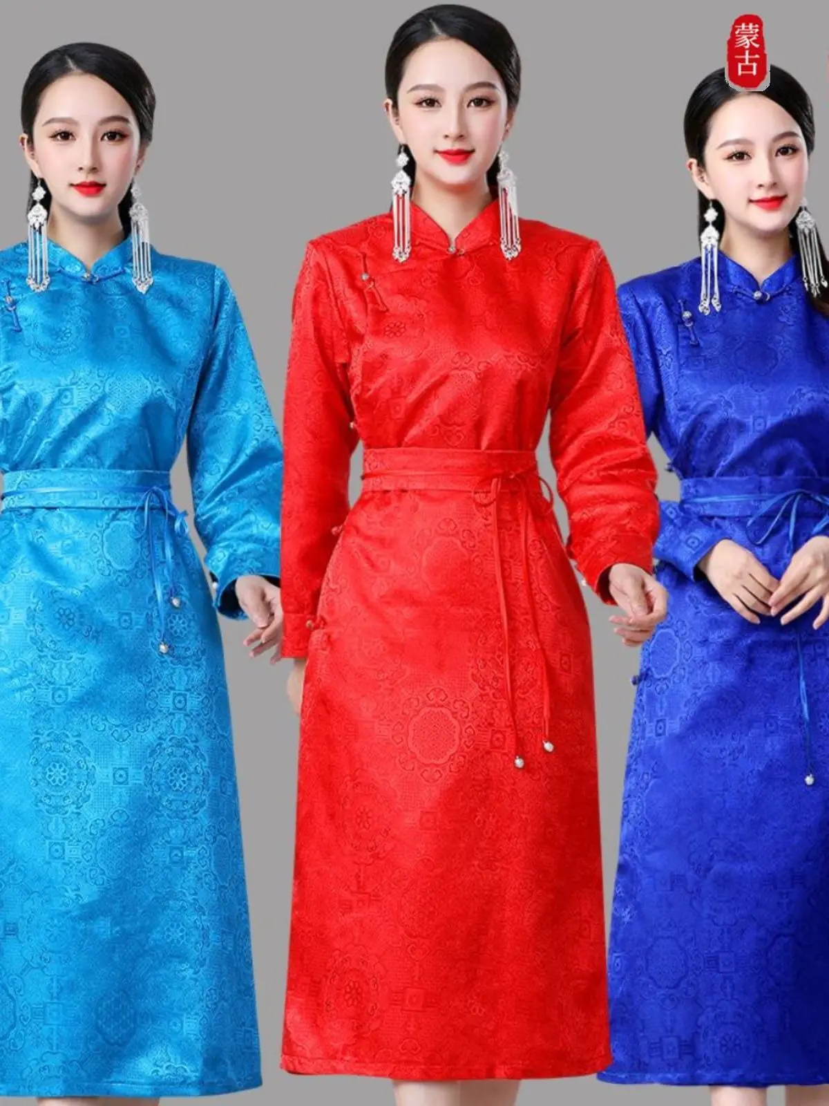 Mongolian Clothing Women's Long Traditional Robe Handmade Buttonhole Loop Daily Ladies Casual Clothes Minority Ethnic
Mongolian Clothing Women's Long Traditional Robe Handmade Buttonhole Loop Daily Ladies Casual Clothes Minority Ethnic