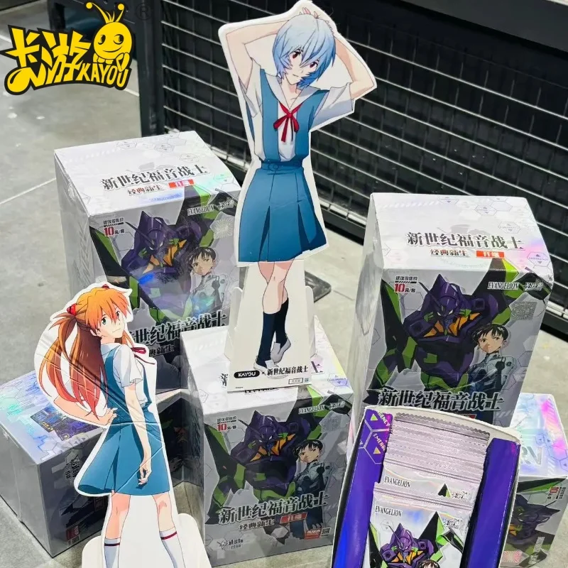 KAYOU Genesis Evangelion Card Asuka Langley Soryu Ayanami Rei Ikari Shinji EVA Mech Beginning Collection Anime Cards Toys Gifts
KAYOU Genesis Evangelion Card Asuka Langley Soryu Ayanami Rei Ikari Shinji EVA Mech Beginning Collection Anime Cards Toys Gifts