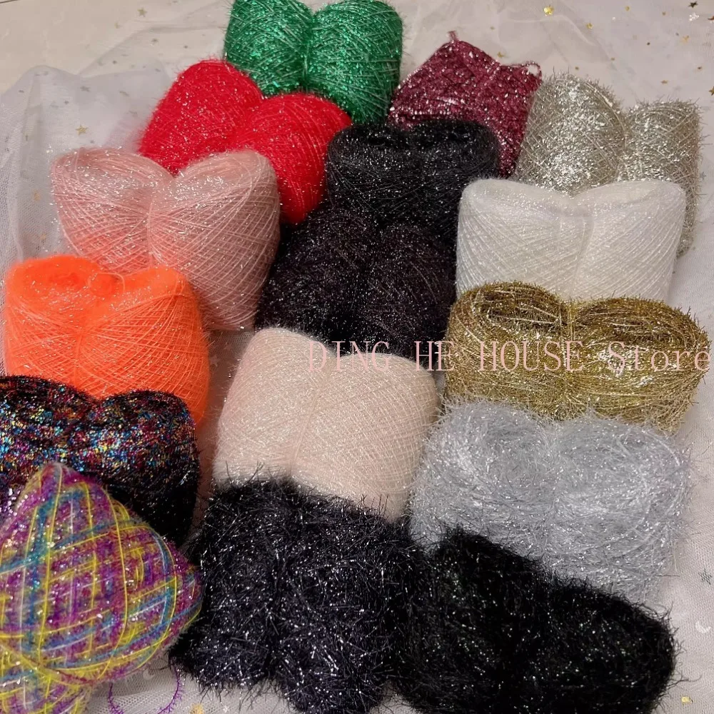 Featured Line Sparkling Acrylic Yarn, Glass Fiber Thread, Used for Hand Weaving, DIY Bags, Hats, Scarves, Jackets, High-end
Featured Line Sparkling Acrylic Yarn, Glass Fiber Thread, Used for Hand Weaving, DIY Bags, Hats, Scarves, Jackets, High-end