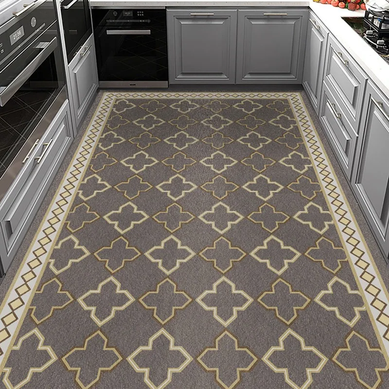 Retro Kitchen Carpet Geometric Pattern Fashion Minimalism Floor Mats PVC Leather Washable Mat Home Decoration Tappeto Cucina 러그
Retro Kitchen Carpet Geometric Pattern Fashion Minimalism Floor Mats PVC Leather Washable Mat Home Decoration Tappeto Cucina 러그