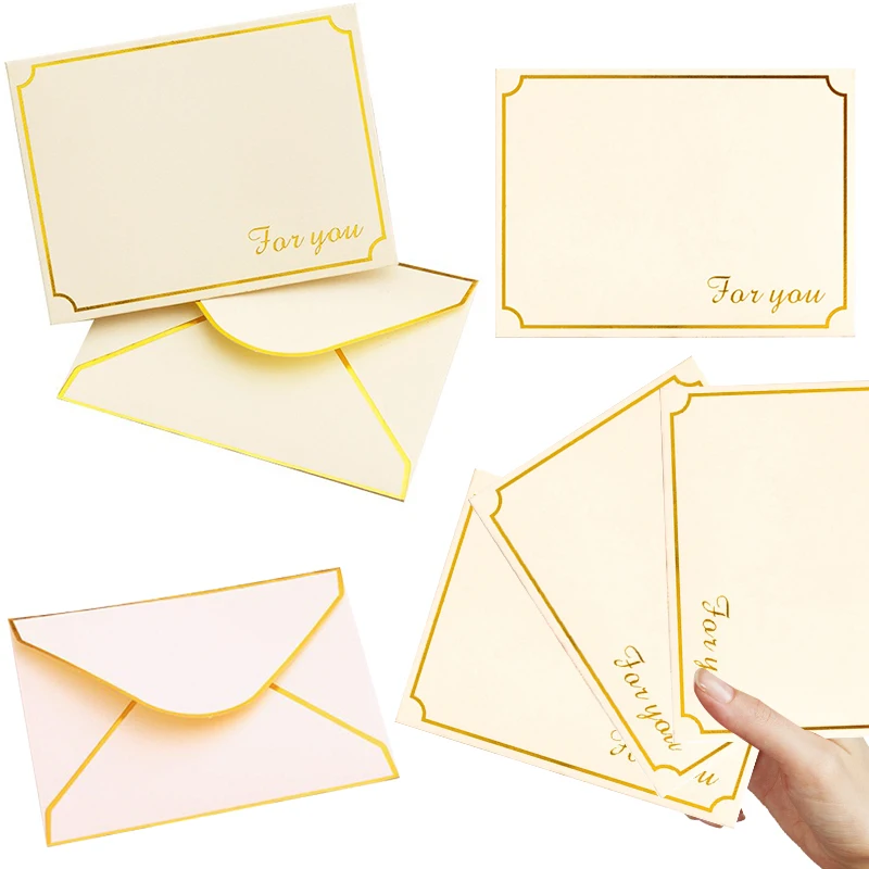 20-40PCS New Style Bronzing Envelopes Set Birthday Wedding Festival Party Supplies Greeting Card Storage Packaging ZYF
20-40PCS New Style Bronzing Envelopes Set Birthday Wedding Festival Party Supplies Greeting Card Storage Packaging ZYF