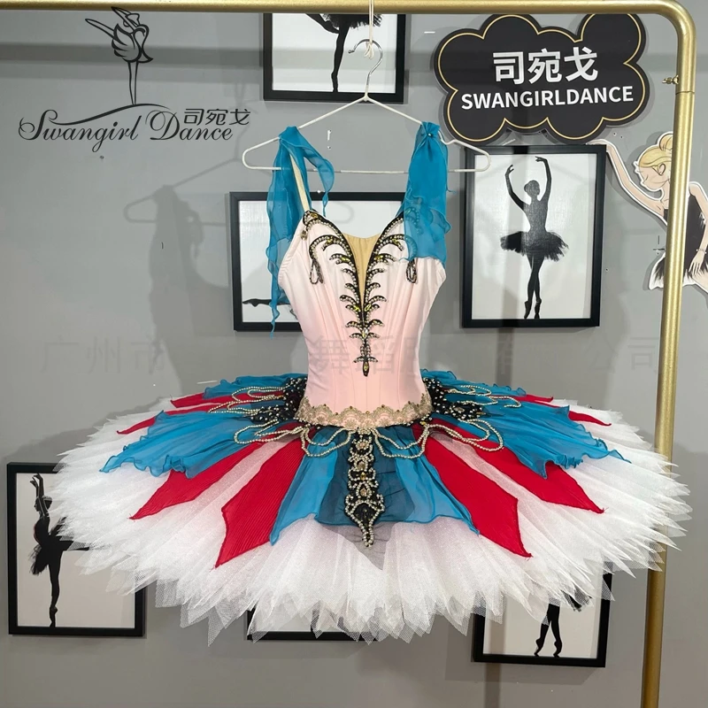 Pharaoh's Daughter professional ballet tutu competition Split body La fille du Pharaoh classical tutu pancake performance BT4319
Pharaoh's Daughter professional ballet tutu competition Split body La fille du Pharaoh classical tutu pancake performance BT4319