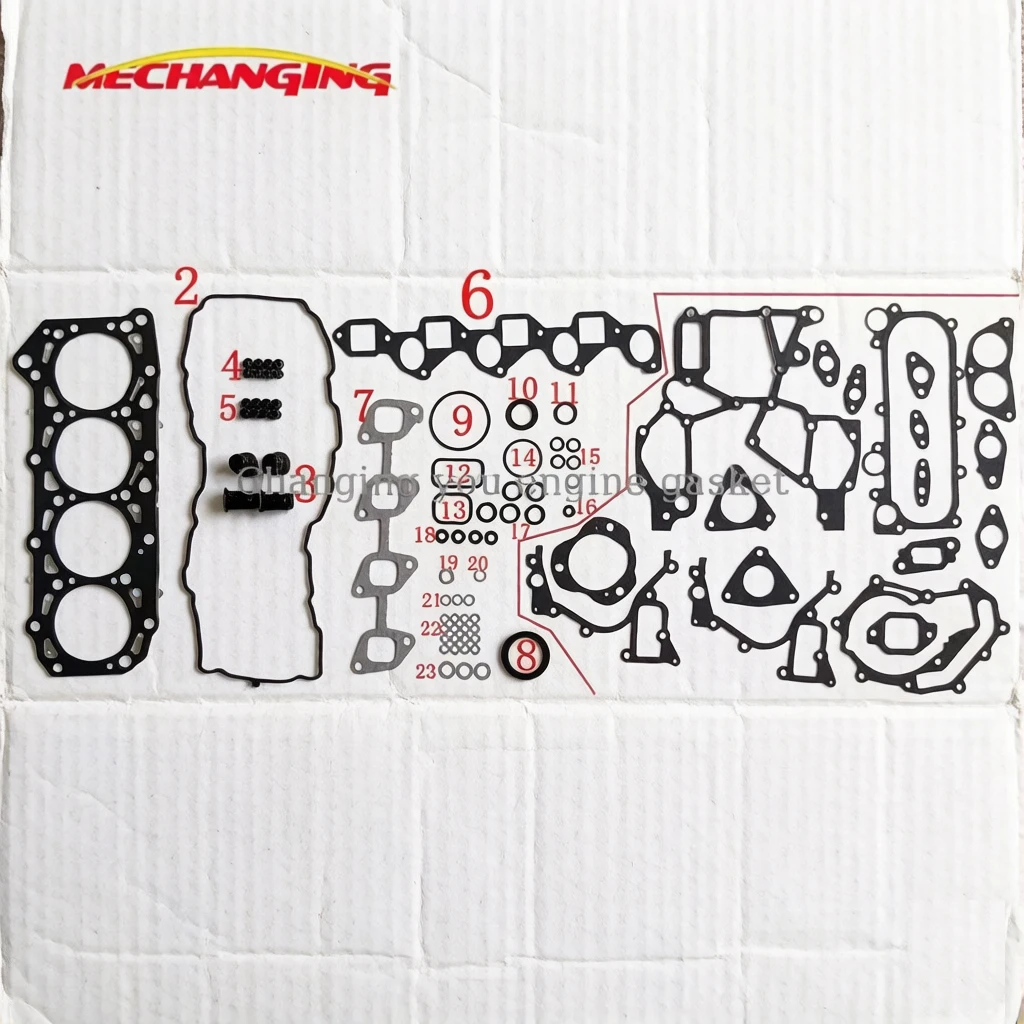 FOR NISSAN PATROL GR V Wagon 3.0 DTI ZD30 ZD30DDTI Engine Rebuilding Kits Engine Parts Engine Gasket 10101-2W225 51020200
FOR NISSAN PATROL GR V Wagon 3.0 DTI ZD30 ZD30DDTI Engine Rebuilding Kits Engine Parts Engine Gasket 10101-2W225 51020200