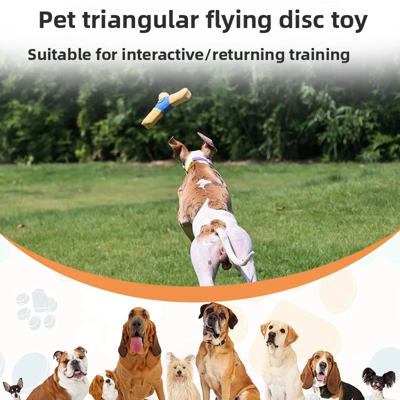 Pet Dog Triangle Flying DiscToy Wear-resistant Dirt-resistant Bite-resistant Sound Touring Human Pet Interactive Dogs Toys
Pet Dog Triangle Flying DiscToy Wear-resistant Dirt-resistant Bite-resistant Sound Touring Human Pet Interactive Dogs Toys