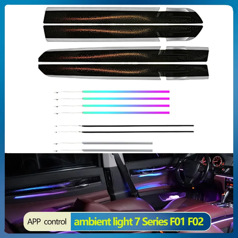 Для BMW 7 серии 2009-2014 F01 F02 246 цветов Светодиодный окружающий свет RGB Symphony Ambient Light Светодиодный цветной неоновый окружающий свет
Для BMW 7 серии 2009-2014 F01 F02 246 цветов Светодиодный окружающий свет RGB Symphony Ambient Light Светодиодный цветной неоновый окружающий свет