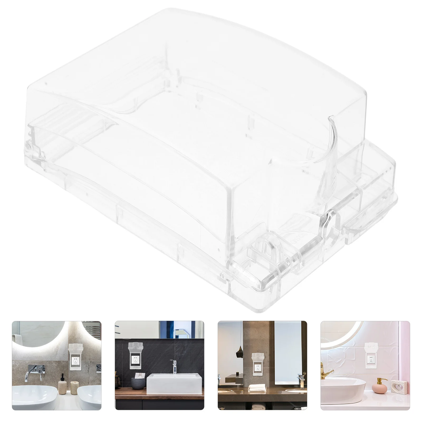 Self Adhesive Waterproof Socket Cover Transparent Plastic Outdoor Electrical Outlet Protector Splash Proof Safety
Self Adhesive Waterproof Socket Cover Transparent Plastic Outdoor Electrical Outlet Protector Splash Proof Safety