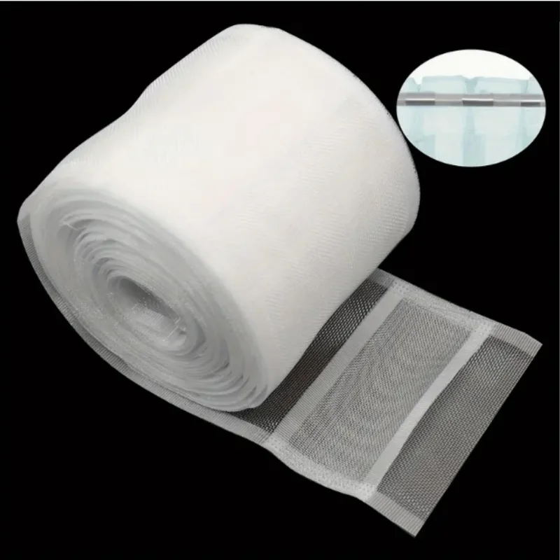 1Roll White Curtain Tape Transparent Nylon Curtain Rod Pocket Tape Home Textile Window Curtain Accessories 10cmx1m
1Roll White Curtain Tape Transparent Nylon Curtain Rod Pocket Tape Home Textile Window Curtain Accessories 10cmx1m