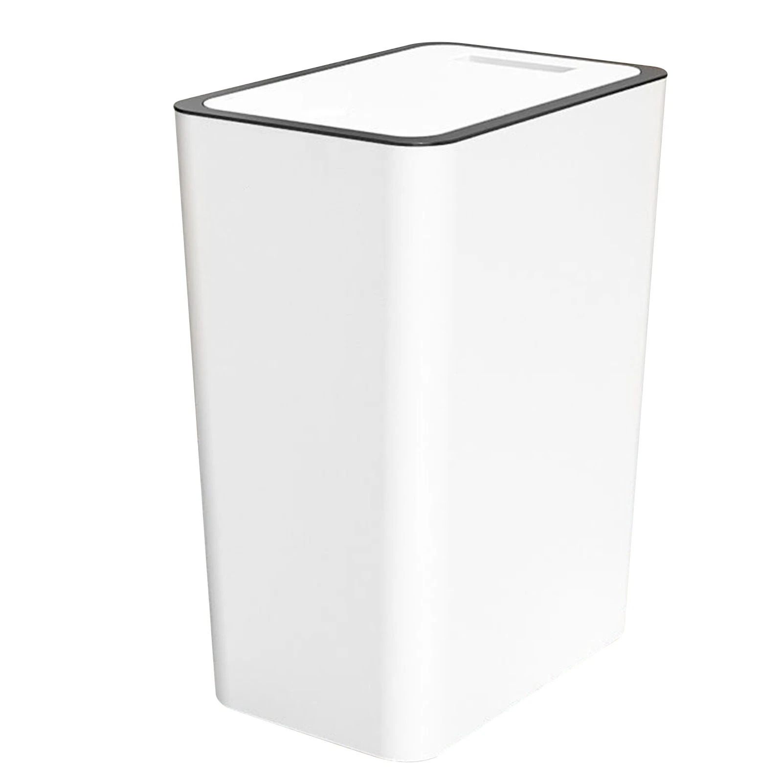 Press Type Trash Can with Cover 15L Capacity Plastic Garbage Bin for Bathroom Toilet Kitchen White
Press Type Trash Can with Cover 15L Capacity Plastic Garbage Bin for Bathroom Toilet Kitchen White