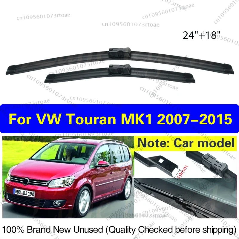 Wiper Blades For VW Touran MK1 2007 - 2015 Front Windshield Clean Window Windscreen Auto Parts Car Rain Brushes 2014 24''+18''
Wiper Blades For VW Touran MK1 2007 - 2015 Front Windshield Clean Window Windscreen Auto Parts Car Rain Brushes 2014 24''+18''