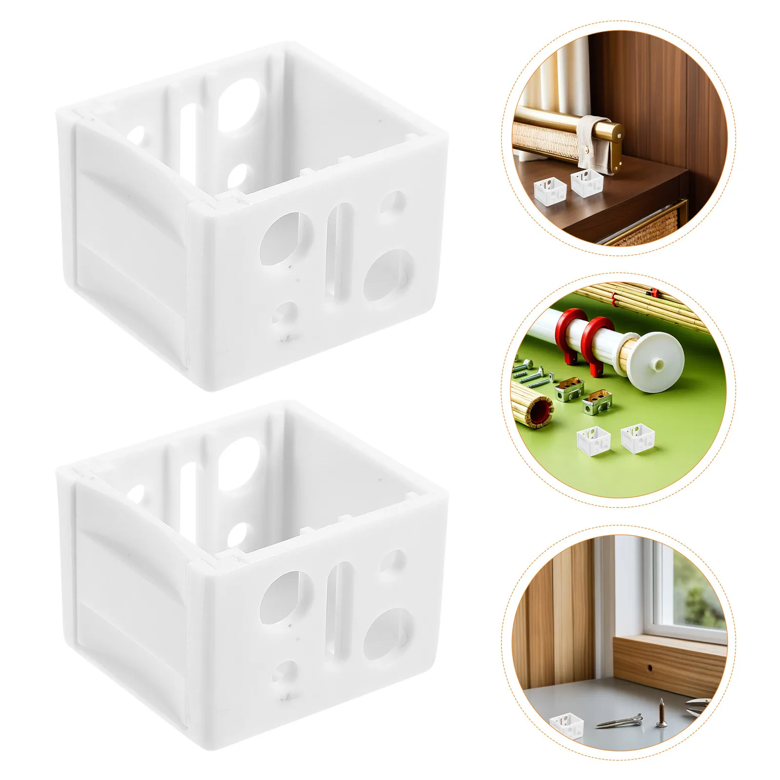 12Set White Universal Window Blind Brackets Headrail Mounting Kit 1 Inch Mini Blind Support Repair Replacement Roller Shade
12Set White Universal Window Blind Brackets Headrail Mounting Kit 1 Inch Mini Blind Support Repair Replacement Roller Shade