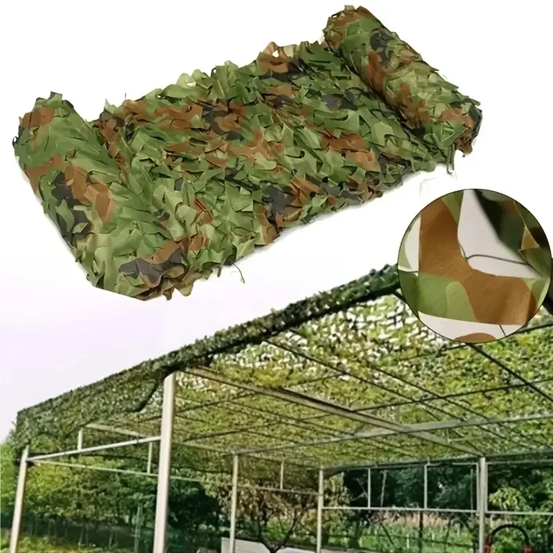 Outdoor camouflage netting, camouflage shade netting, jungle and mountain greening cover netting, decorative netting
Outdoor camouflage netting, camouflage shade netting, jungle and mountain greening cover netting, decorative netting