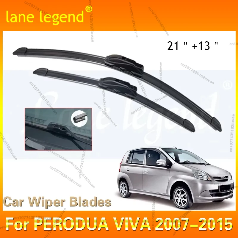 For PERODUA VIVA 2007-2015 21"+13" Front Wiper Blades Brushes Cutter Accessories 2007 2008 2009 2010 2011 2012 2013 2014 2015
For PERODUA VIVA 2007-2015 21"+13" Front Wiper Blades Brushes Cutter Accessories 2007 2008 2009 2010 2011 2012 2013 2014 2015