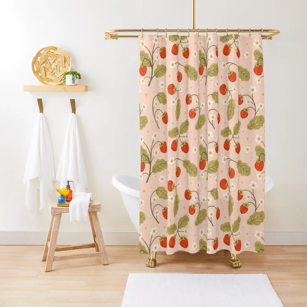 Sweet Strawberries Shower Curtain Waterproof Shower And Anti-Mold Bathroom Box Shower Set Curtain
Sweet Strawberries Shower Curtain Waterproof Shower And Anti-Mold Bathroom Box Shower Set Curtain