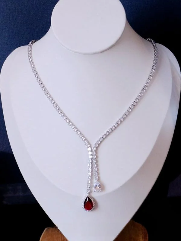 Ele Premium Red Ruby Nelace for Women Sli Lobster Clasp Choker Pendant Light Luxury Ne Jewelry Dr Accory
Ele Premium Red Ruby Nelace for Women Sli Lobster Clasp Choker Pendant Light Luxury Ne Jewelry Dr Accory