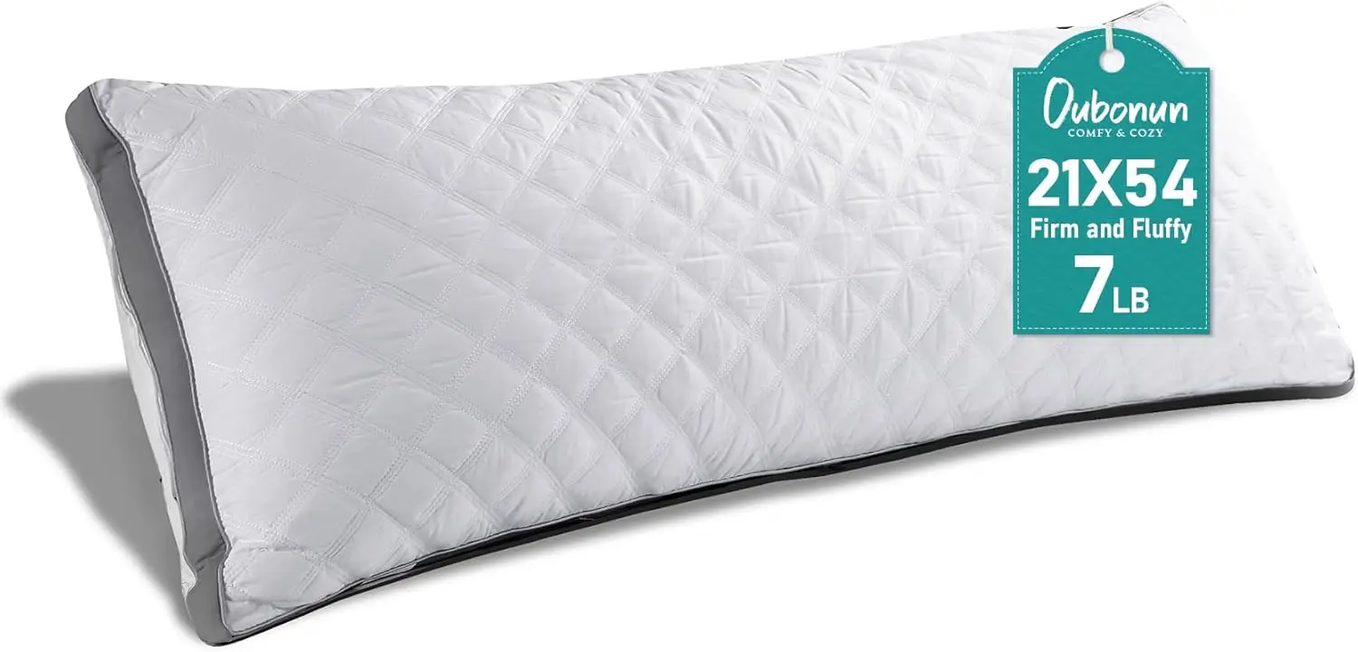 Adjustable Loft Quilted Body Pillow - Firm & Fluffy - Down Alternative Support for All Sleepers
Adjustable Loft Quilted Body Pillow - Firm & Fluffy - Down Alternative Support for All Sleepers