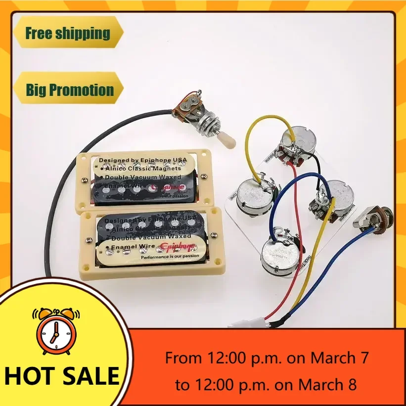 Q-X Music Store-Original Standard Electric Guitar Humbucker Pickup Zebra With Wiring Harness MADE IN KOREA
Q-X Music Store-Original Standard Electric Guitar Humbucker Pickup Zebra With Wiring Harness MADE IN KOREA