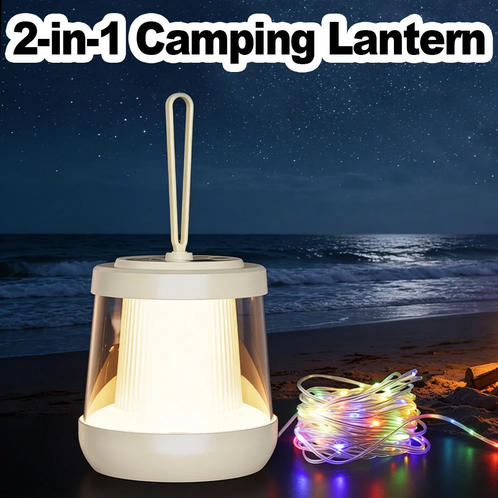 2-in-1 Camping Lantern & String Lights 10M LED Rechargeable Waterproof Outdoor Tent Fairy Lights Flashlight Ambient Hanging Art
2-in-1 Camping Lantern & String Lights 10M LED Rechargeable Waterproof Outdoor Tent Fairy Lights Flashlight Ambient Hanging Art