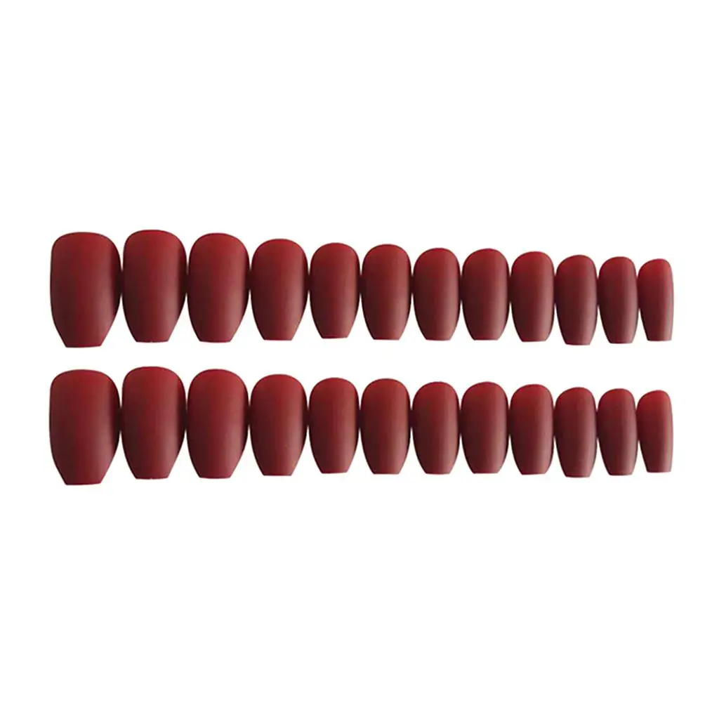 DIY Artificial Nails Tips Press on Matte Ballet Women Natural Style for Nail Art Salon Party Use
DIY Artificial Nails Tips Press on Matte Ballet Women Natural Style for Nail Art Salon Party Use