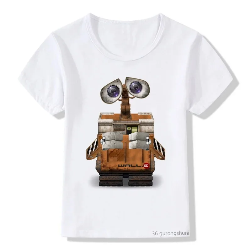 Love Wall Eve Robot Couple Cartoon Funny T-shirt Cartoon Print Summer New Breathable T Shirt Boys/Girls Kids Clothes
Love Wall Eve Robot Couple Cartoon Funny T-shirt Cartoon Print Summer New Breathable T Shirt Boys/Girls Kids Clothes
