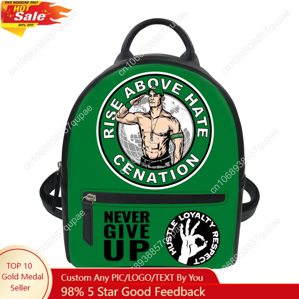 John Cena 20 Years Never Give Custom Backpack Purse Carter Schoolbags Double Shoulder Bag Mini Daypack Leather Travel Bag
John Cena 20 Years Never Give Custom Backpack Purse Carter Schoolbags Double Shoulder Bag Mini Daypack Leather Travel Bag