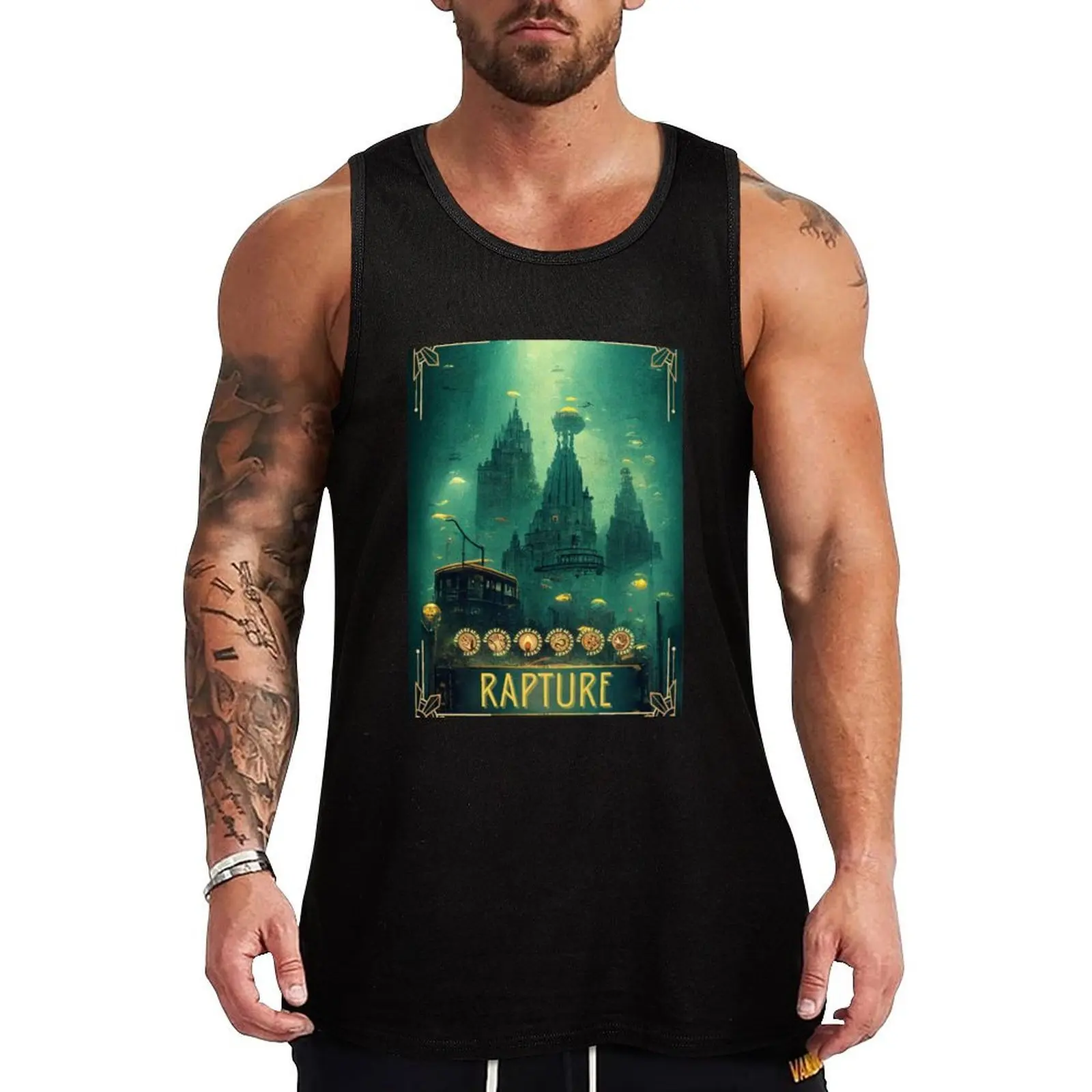 Vintage Travel Poster Rapture Tank Top Novelty Print Tank Top Casual Graphic Sleeveless Tee
Vintage Travel Poster Rapture Tank Top Novelty Print Tank Top Casual Graphic Sleeveless Tee