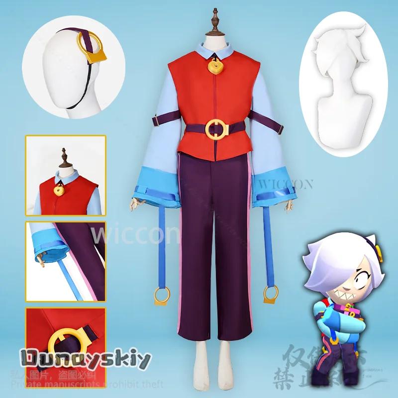 Anime Game Star Cosplay Collede Costume Cutecore Cartoon Uniform Red Blue Top Pants Wigs Headwear Props ブロスcos タ Role-play
Anime Game Star Cosplay Collede Costume Cutecore Cartoon Uniform Red Blue Top Pants Wigs Headwear Props ブロスcos タ Role-play