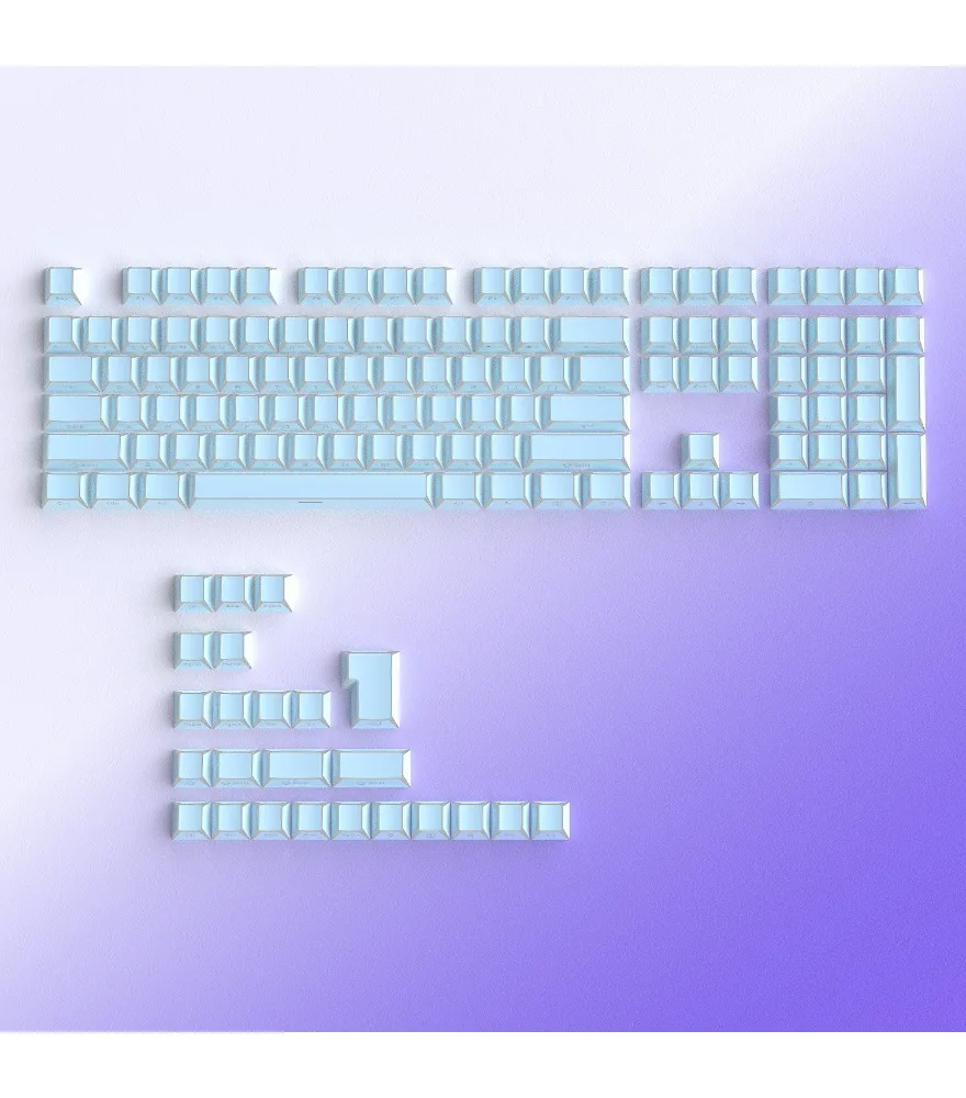 Keycap folding keycap blue original 130 luminous small full set of PBT two-color magnetic axis mechanical keyboard
Keycap folding keycap blue original 130 luminous small full set of PBT two-color magnetic axis mechanical keyboard