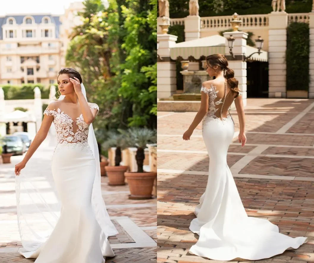Stylish simple mermaid wedding dress sexy V-neck dewdrop backpack hip elegant ladies romantic wedding bridal party dress
Stylish simple mermaid wedding dress sexy V-neck dewdrop backpack hip elegant ladies romantic wedding bridal party dress