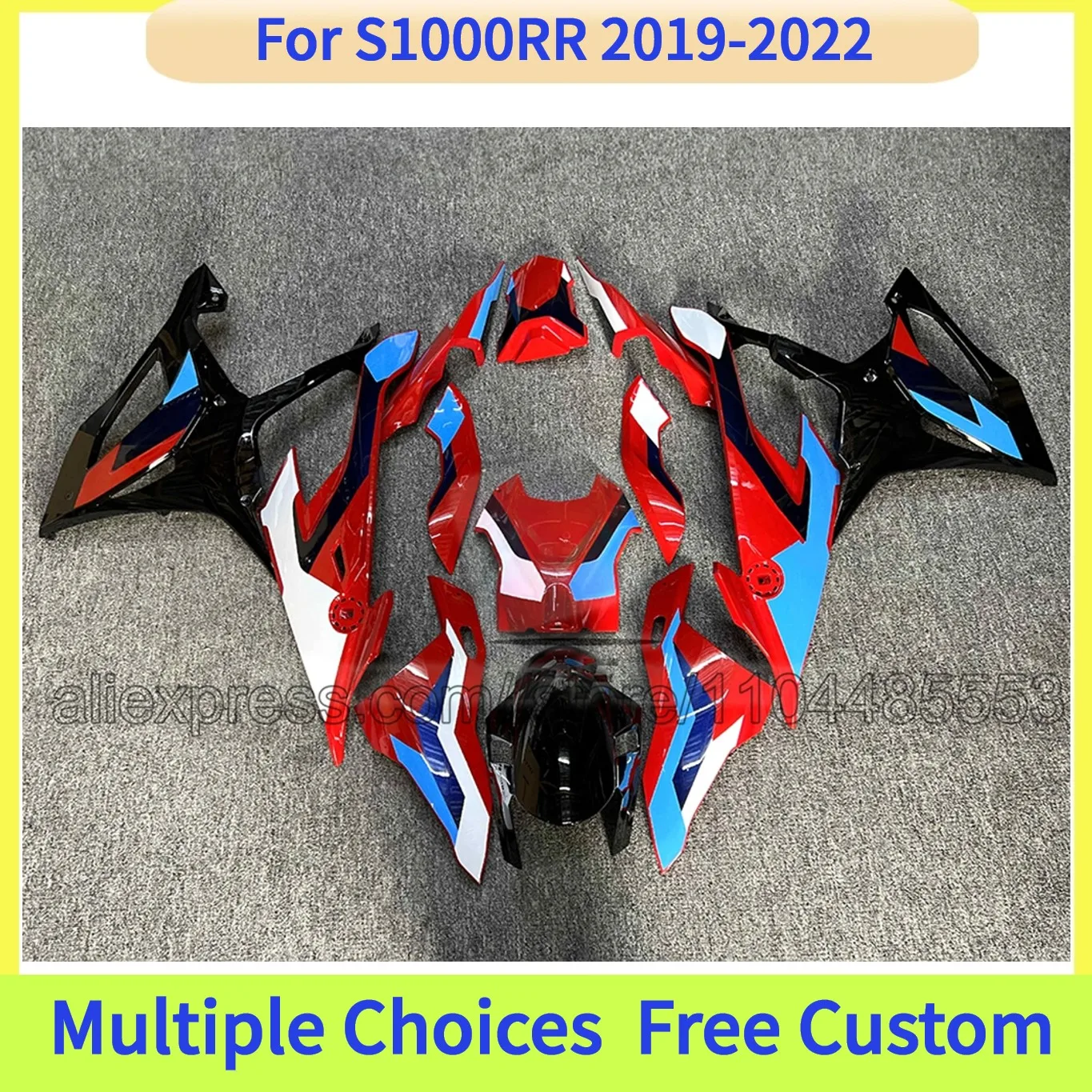 ABS Plastic Fairings For BMW S1000RR 2019 - 2020 S 1000 RR 2021 2022 Injection Bodywork Replacement Kit
ABS Plastic Fairings For BMW S1000RR 2019 - 2020 S 1000 RR 2021 2022 Injection Bodywork Replacement Kit