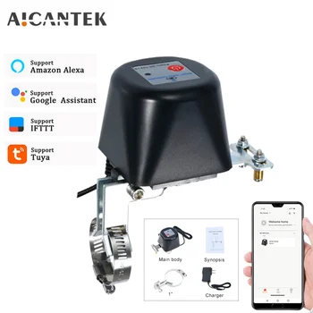 Tuya Wifi Smart Valve Zigbee Controller Auto Uitgeschakeld Met Alexa Google Assistent Smartlife Alice Voor Water Gas Pijpleiding